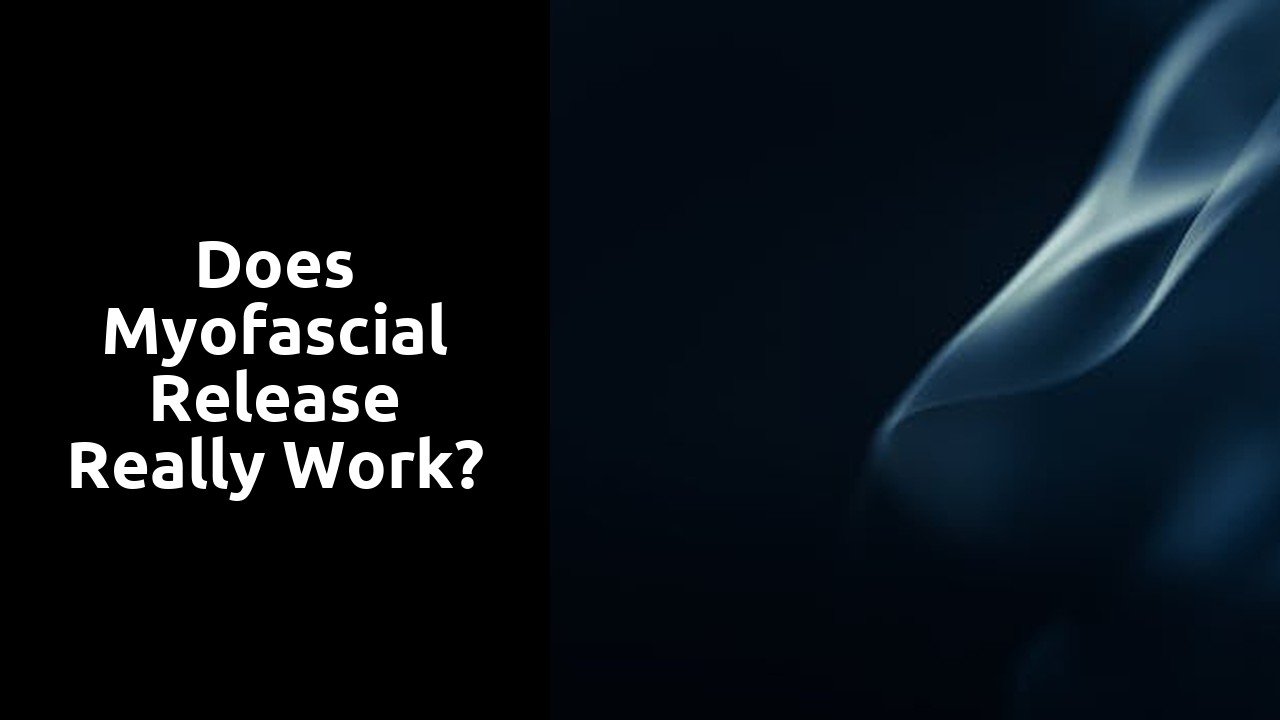 Does myofascial release really work?