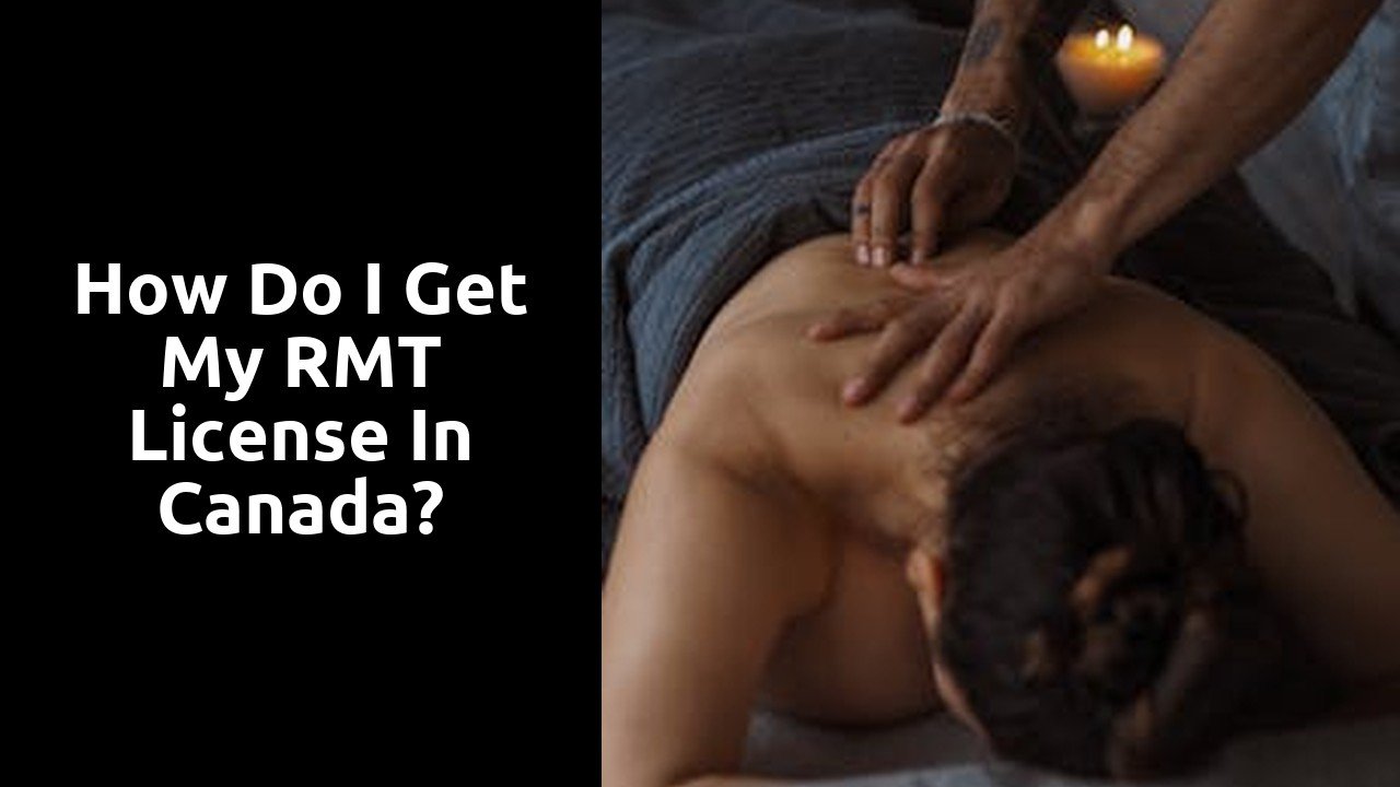 How do I get my RMT license in Canada?