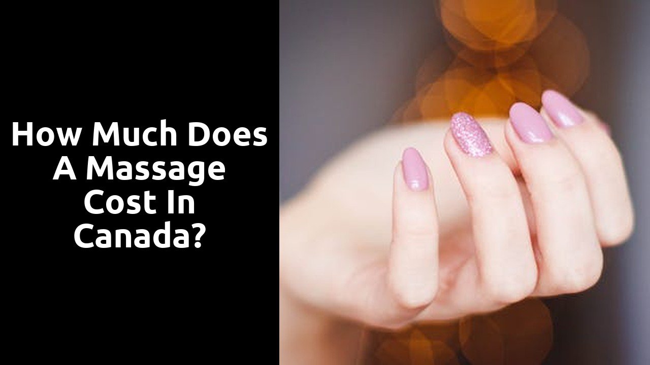 How much does a massage cost in Canada?