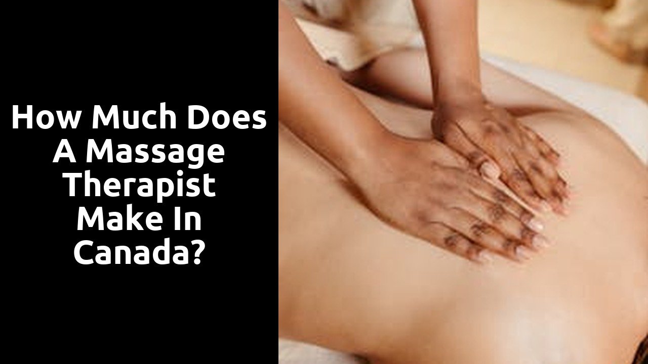 How much does a massage therapist make in Canada?