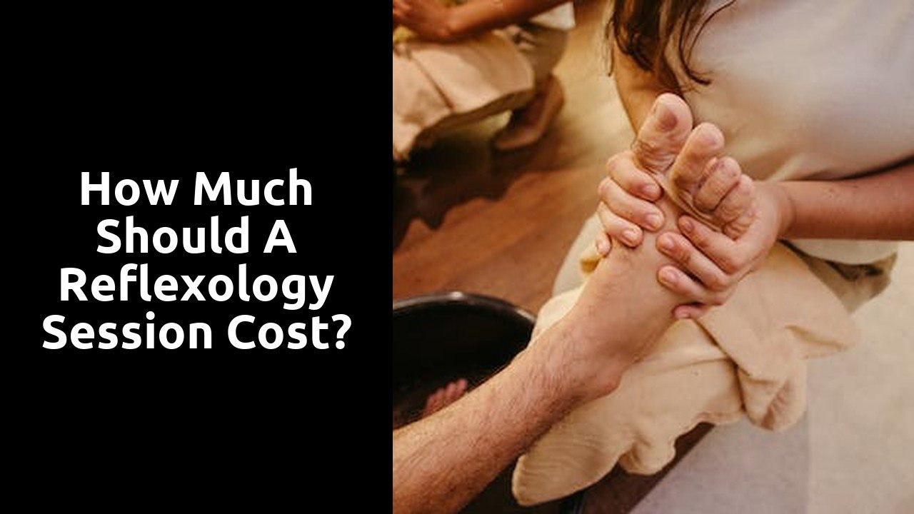 How much should a reflexology session cost?