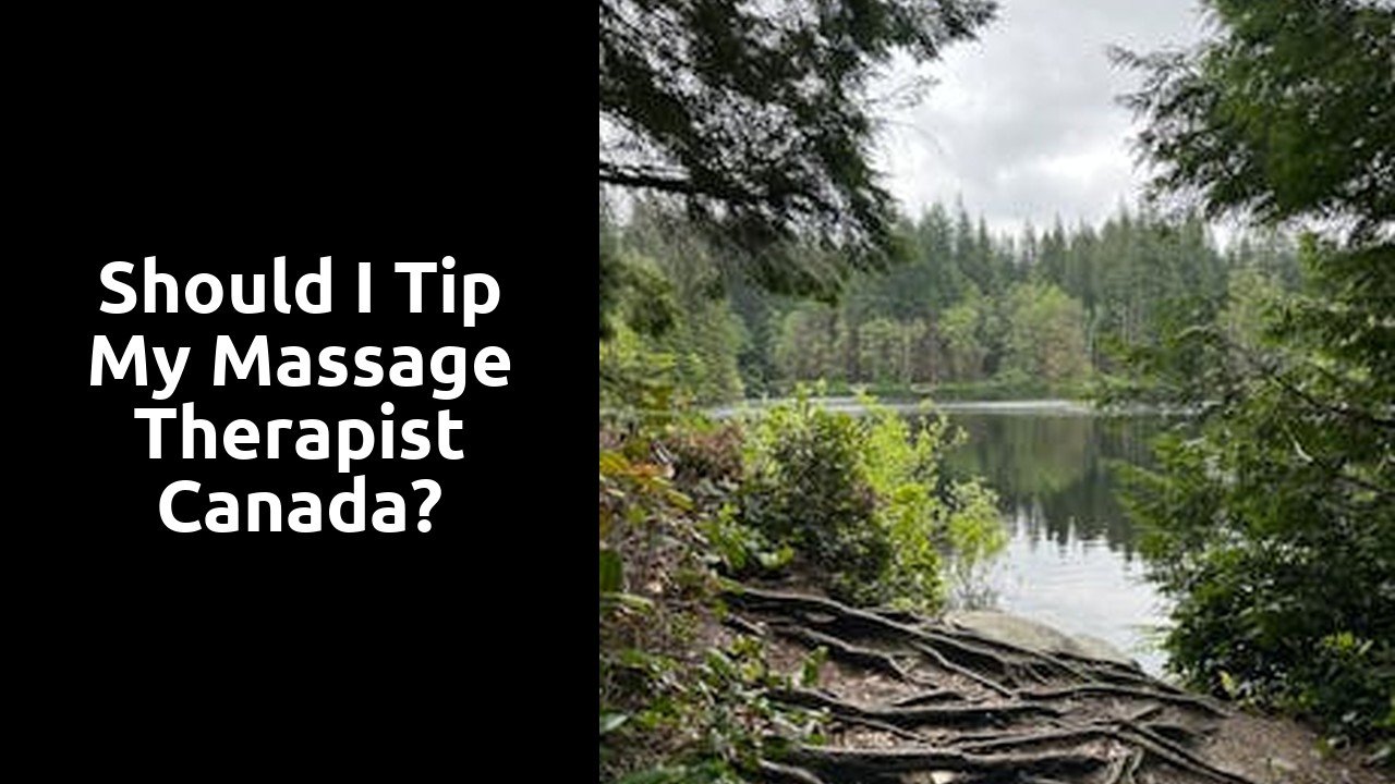 Should I tip my massage therapist Canada?